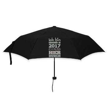 in 2017 - Umbrella (small) - black - Front