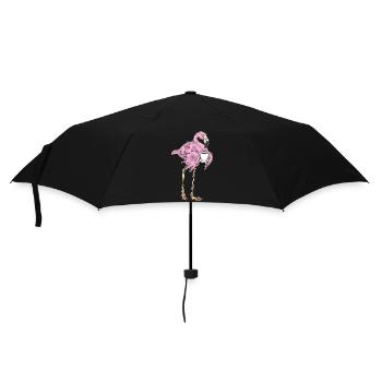 Flamingo Coffee Mug - Umbrella (small) - black - Front