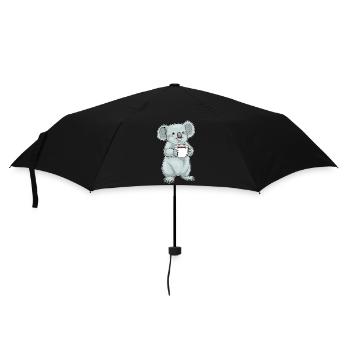 Koala Coffee Mug - Umbrella (small) - black - Front