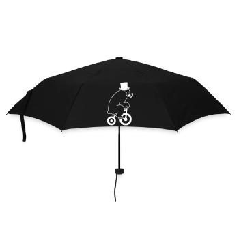 Polar bear - Umbrella (small) - black - Front