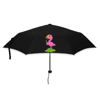 Clé Flamingo - Parapluie standard - noir - Devant