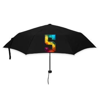 NR. 5 NUMMER 5 COLLEGE 5. GEBURTSTAG - Regenschirm (klein) - Schwarz - Vorne