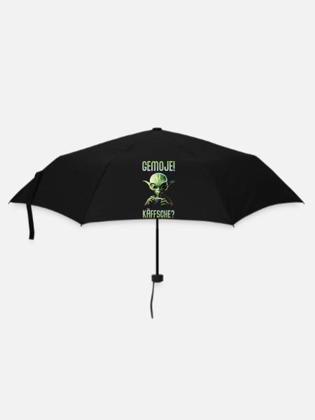 Guten Morgen Hessisch Gemoje Käffsche Kaffee - Regenschirm (klein) - Schwarz