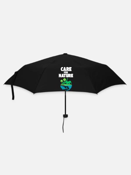 Prendre soin de la nature : Scène faunique - Parapluie standard - noir