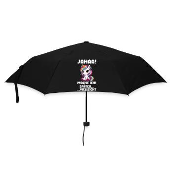 yes, maybe I'll make unicorn lovers later - Umbrella (small) - black - Front