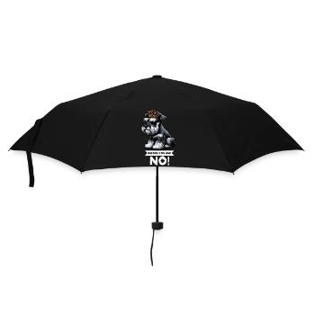 Avant que vous ne demandiez Schnauzer Riesenschnauzer - Parapluie standard - noir - Devant