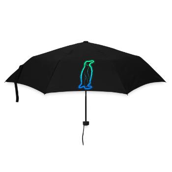 Penguins Kids Men Boys Penguin - Umbrella (small) - black - Front