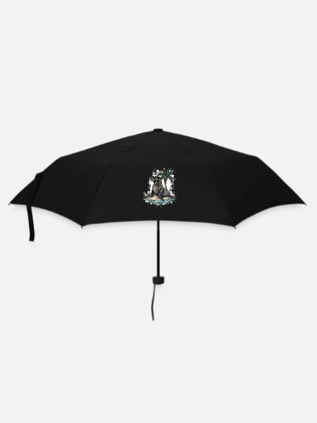 Robbe Sommer Urlaub - Regenschirm (klein) - Schwarz