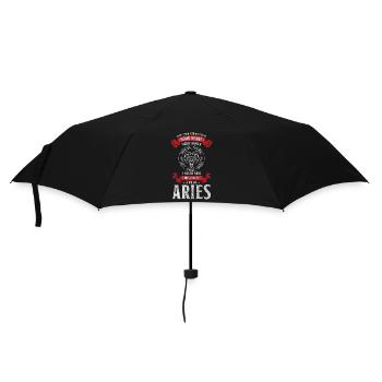 Zodiac sign birth superstition Minerva - Umbrella (small) - black - Front