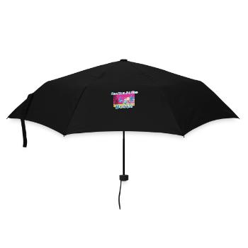 Cool party shirt summer beach vacation gift - Umbrella (small) - black - Front