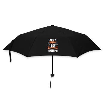 Juillet 1962 - cadeau du 60e anniversaire. Génial. - Parapluie standard - noir - Devant