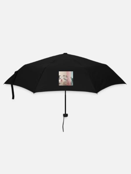 Pastel reflections in an abstract sphere - Umbrella (small) - black