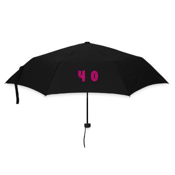 40. 40 YEARS. 40th ANNIVERSARY. 40TH ANNIVERSARY. - Umbrella (small) - black - Front