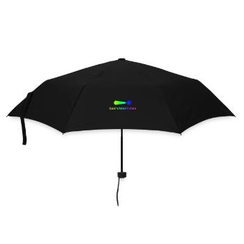 Ausruhezeichen | Schlafen | Faul | Müde | Lustig - Regenschirm (klein) - Schwarz - Vorne
