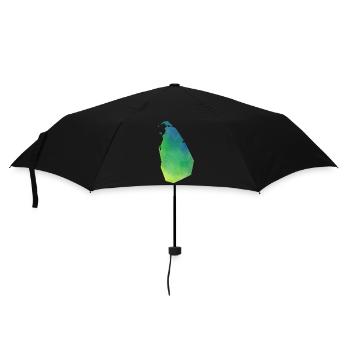sri lanka - Regenschirm (klein) - Schwarz - Vorne