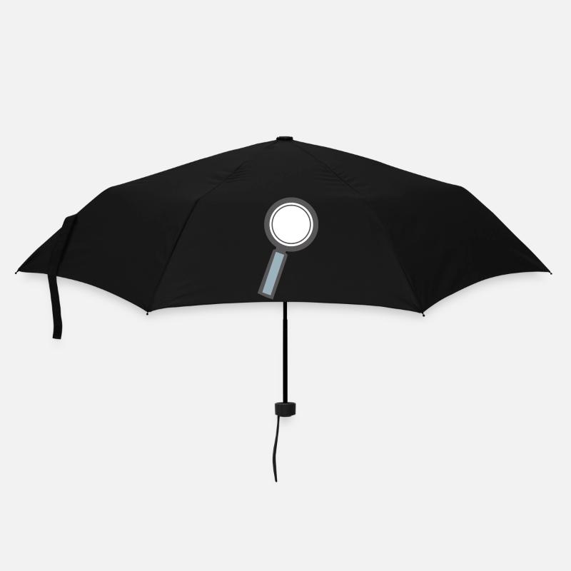Lupe - Regenschirm (klein) - Schwarz