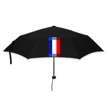 France blue white red Flag Smartphone - Umbrella (small) - black - Front