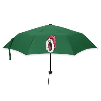 Santa-Vulva - Regenschirm (klein) - Flaschengrün - Vorne