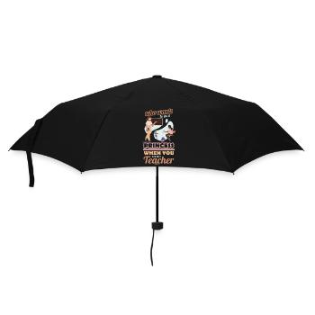 Who Wants To Be A Princess When You Can Be A Teach - Umbrella (small) - black - Front