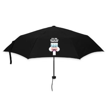 Nussknacker alter Knacker Opa Weihnachten Quote - Regenschirm (klein) - Schwarz - Vorne