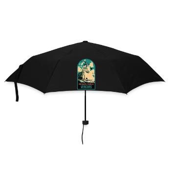 Illustration d'un Bouquetin dans Parc du Vercors - Parapluie standard - noir - Devant