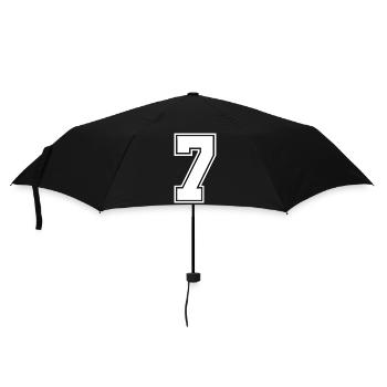 7 - Regenschirm (klein) - Schwarz - Vorne