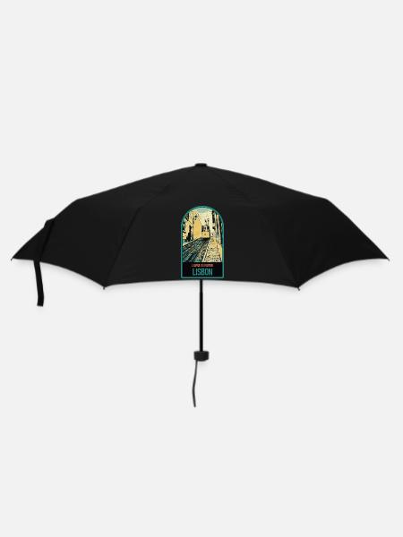 Écusson Funiculaire Lavra, Lisbonne Portugal - Parapluie standard - noir