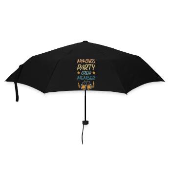 Mykonos Party Crew - Parapluie standard - noir - Devant