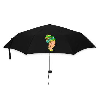 Mama africa - Parapluie standard - noir - Devant