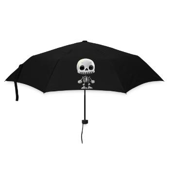 Joyeux Halloween squelette mignon effrayant drôle effrayant - Parapluie standard - noir - Devant