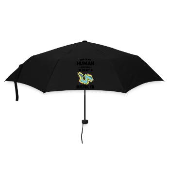 This is My Human Costume I'm Really A Eel electric - Umbrella (small) - black - Front