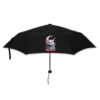 Gothique Pastel Magic Cat Night esthétique - Parapluie standard - noir - Devant