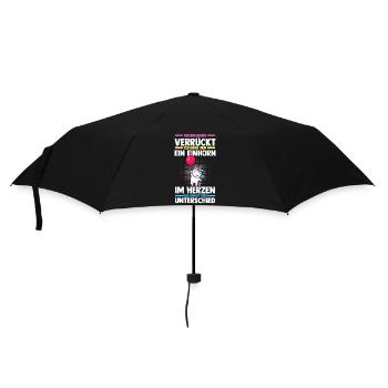 Licorne - Parapluie standard - noir - Devant