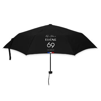 Life is better in RHÔNE Number 69 Auvergne France - Umbrella (small) - black - Front