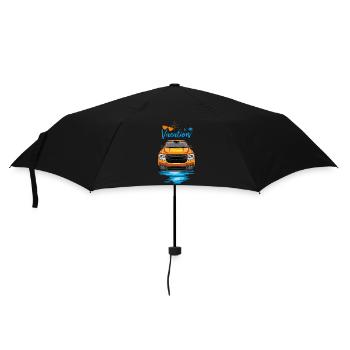 Vacances en camionnette - Parapluie standard - noir - Devant