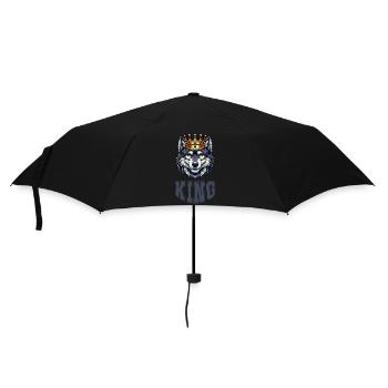 Wolf King - Umbrella (small) - black - Front