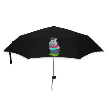 Pferd Tischtennis Tischtennisschläger - Regenschirm (klein) - Schwarz - Vorne
