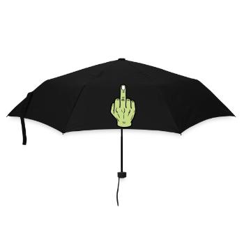 Middle Finger Hand Icon - Umbrella (small) - black - Front
