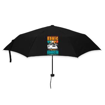 Camper Camping Caravane Dicton - Parapluie standard - noir - Devant