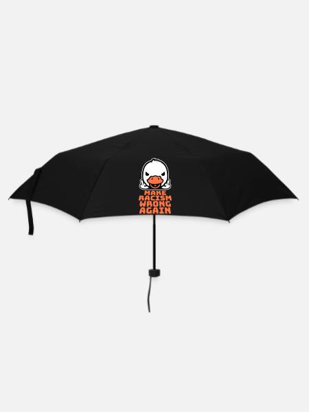 Goose Make Racism Wrong Again Militant du Majeur - Parapluie standard - noir