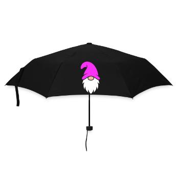 Magenta Hat Gnome - Umbrella (small) - black - Front