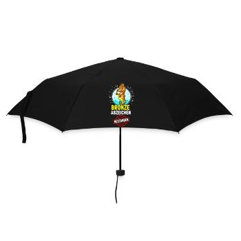Bronze Seepferdchen Abzeichen  - Regenschirm (klein) - Schwarz - Vorne