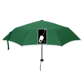 Ghost in chain - Umbrella (small) - bottlegreen - Front