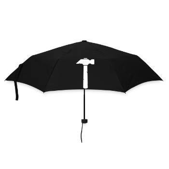 Icône Hammer Tool Minimaliste - Parapluie standard - noir - Devant