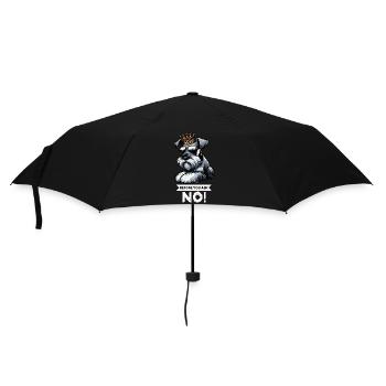 Avant que vous ne demandiez Schnauzer Riesenschnauzer - Parapluie standard - noir - Devant