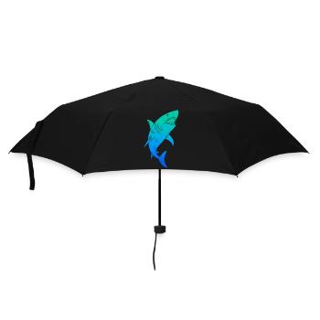 Requins Requins Enfants Colorés Garçons Garçons Shark - Parapluie standard - noir - Devant