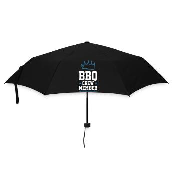Bbq Crew - Regenschirm (klein) - Schwarz - Vorne