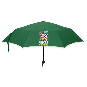 Joyeuse Pâques, douce chasse aux œufs du lapin, œufs de Pâques - Parapluie standard - vert bouteille - Devant