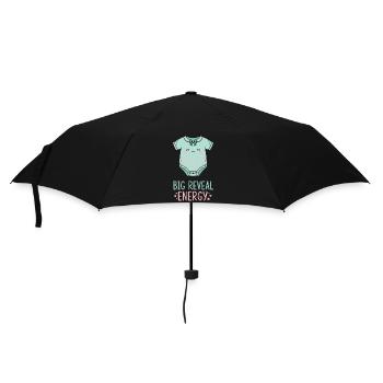 Gender Reveal Big Reveal Energy Pregnancy - Umbrella (small) - black - Front
