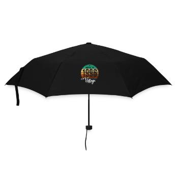 Vintage Made in 1996 Year of Birth 1996 Birthday - Umbrella (small) - black - Front